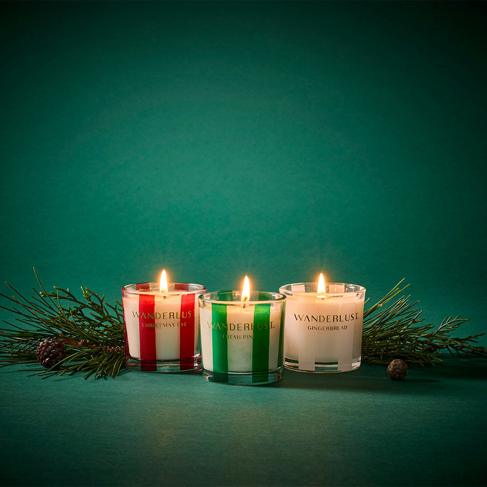 Wanderlust Limited Edition Christmas Candle Set 50g
