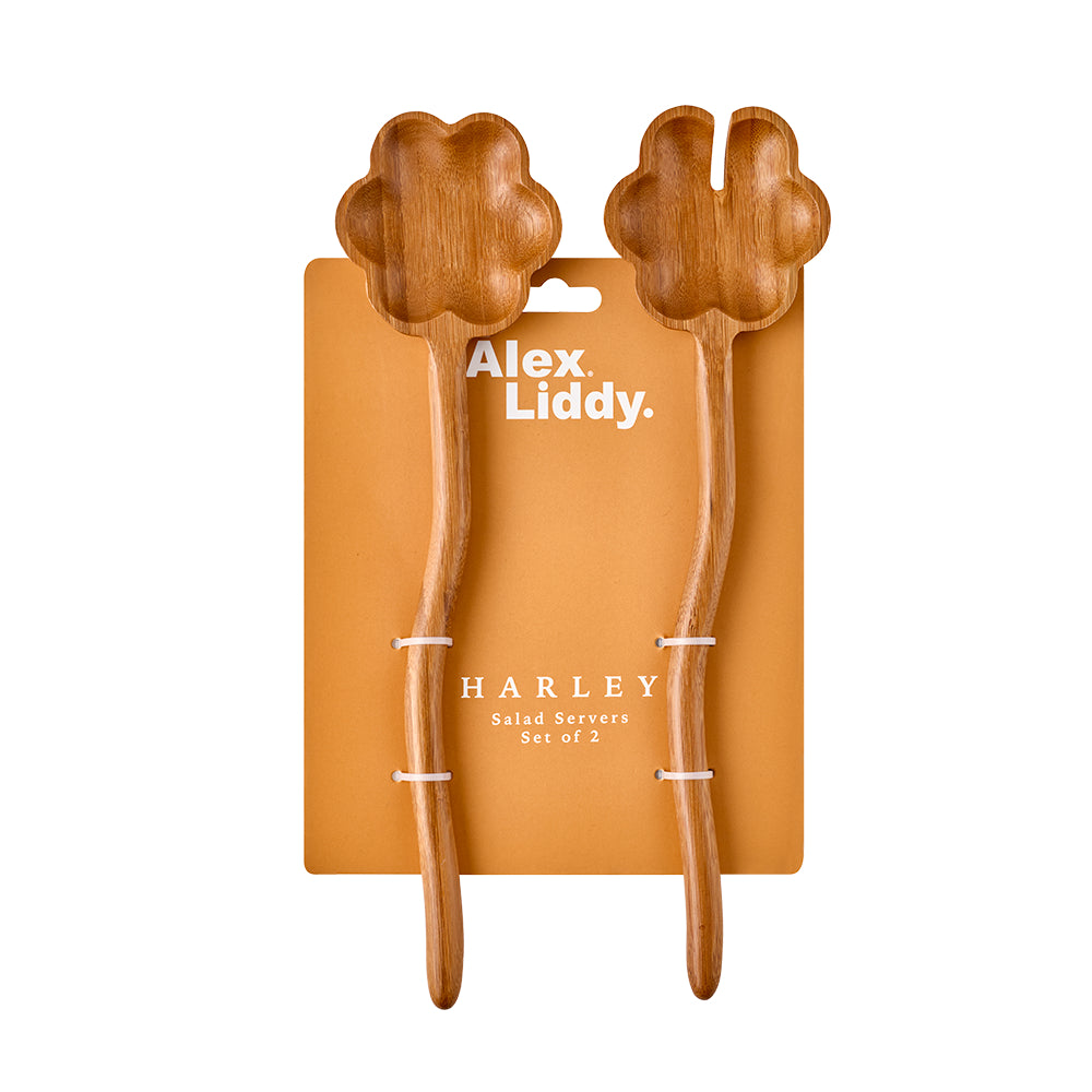 Alex Liddy Harley V Bamboo Salad Servers