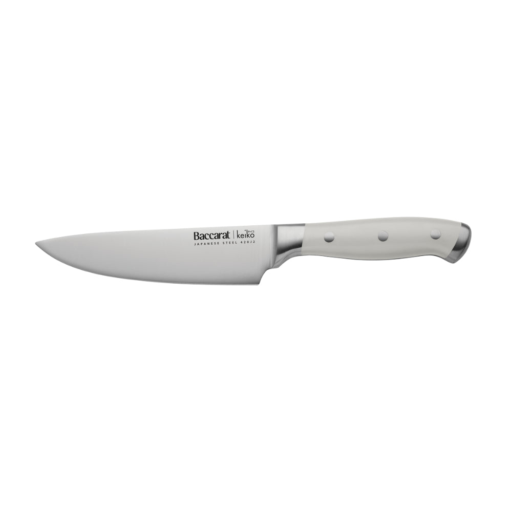 Baccarat Keiko Miro 7 Piece Knife Block Stone