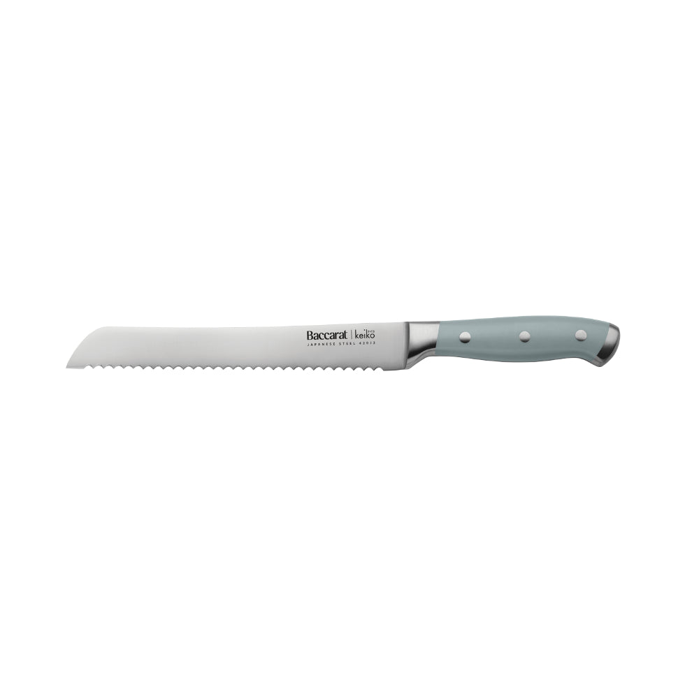 Baccarat Keiko Miro 7 Piece Knife Block Mist