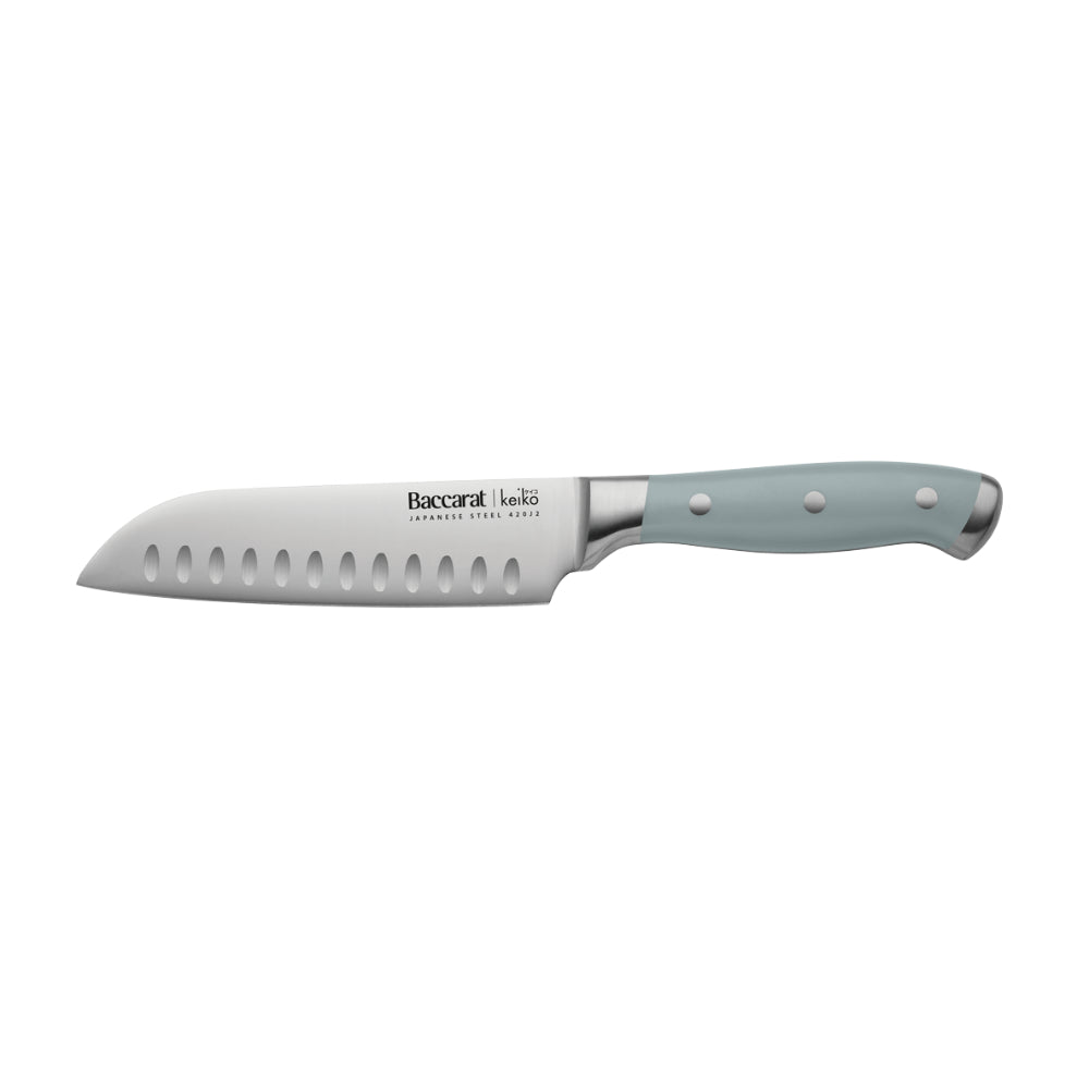 Baccarat Keiko Miro 7 Piece Knife Block Mist