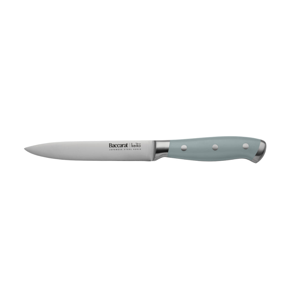 Baccarat Keiko Miro 7 Piece Knife Block Mist