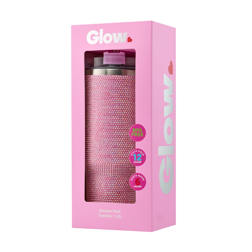 H2 Glow Diamond Travel Tumbler 1.2L