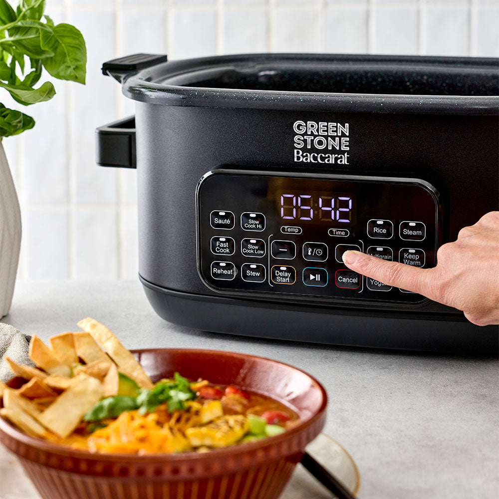 Baccarat GREEN STONE Slow Cooker 6L