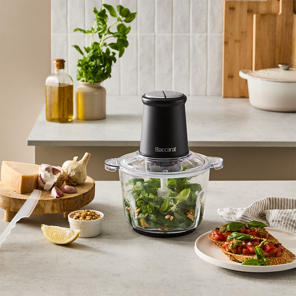 Baccarat glass food processor