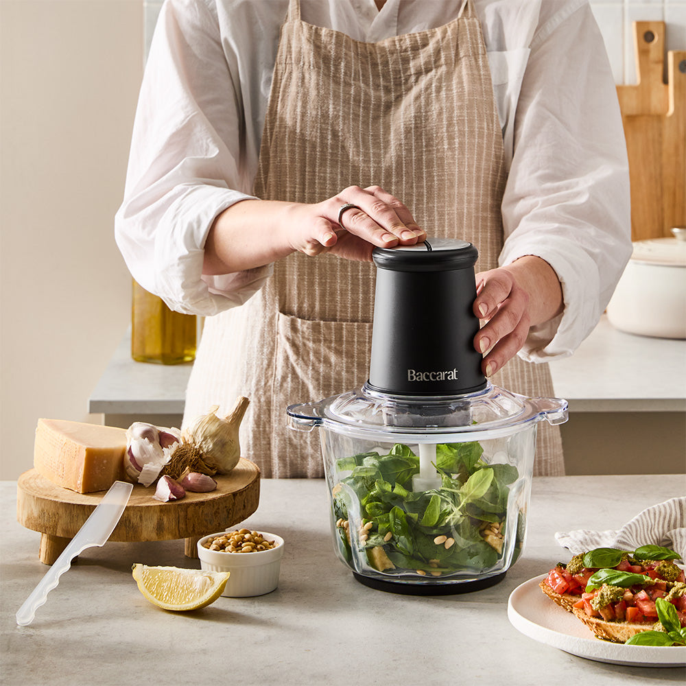 Baccarat The Healthy Prep Glass Food Processor 2L Black