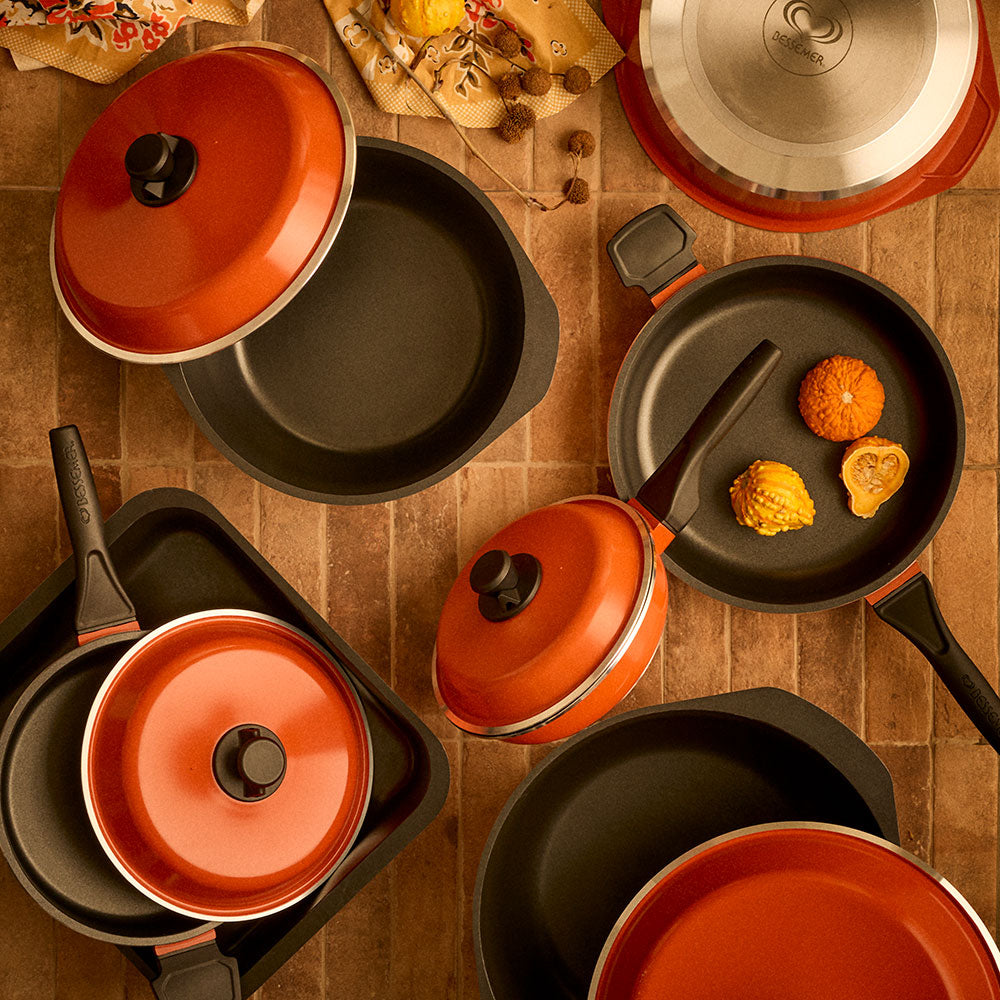 Bessemer Frypan 24cm Burnt Orange