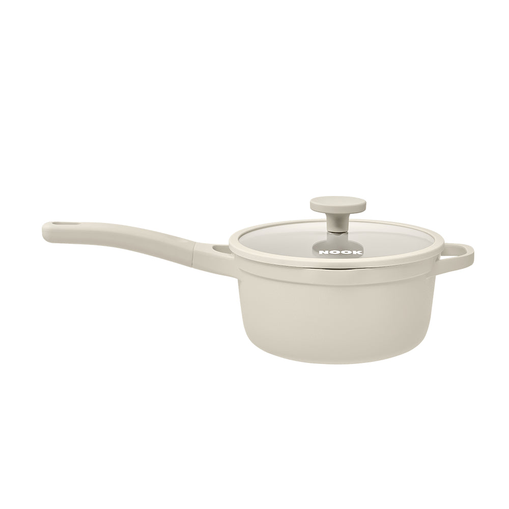 NOOK by Baccarat 6 Piece Cookware Set Cream