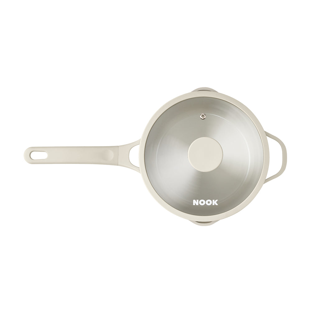 NOOK by Baccarat 6 Piece Cookware Set Cream