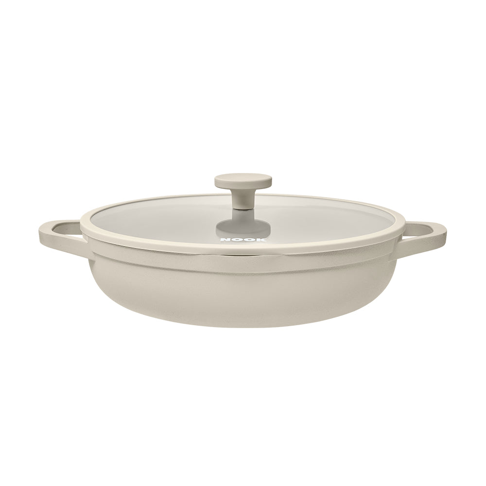 NOOK by Baccarat 6 Piece Cookware Set Cream