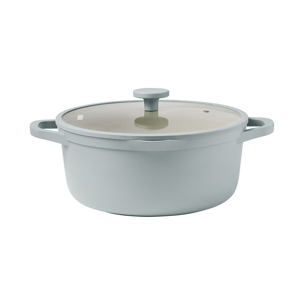 NOOK by Baccarat 9 Piece Cookware Set Sky