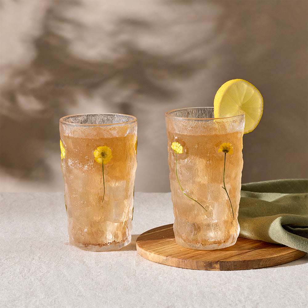 Alex Liddy Country Bloom Set Of 2 Glasses 370ml