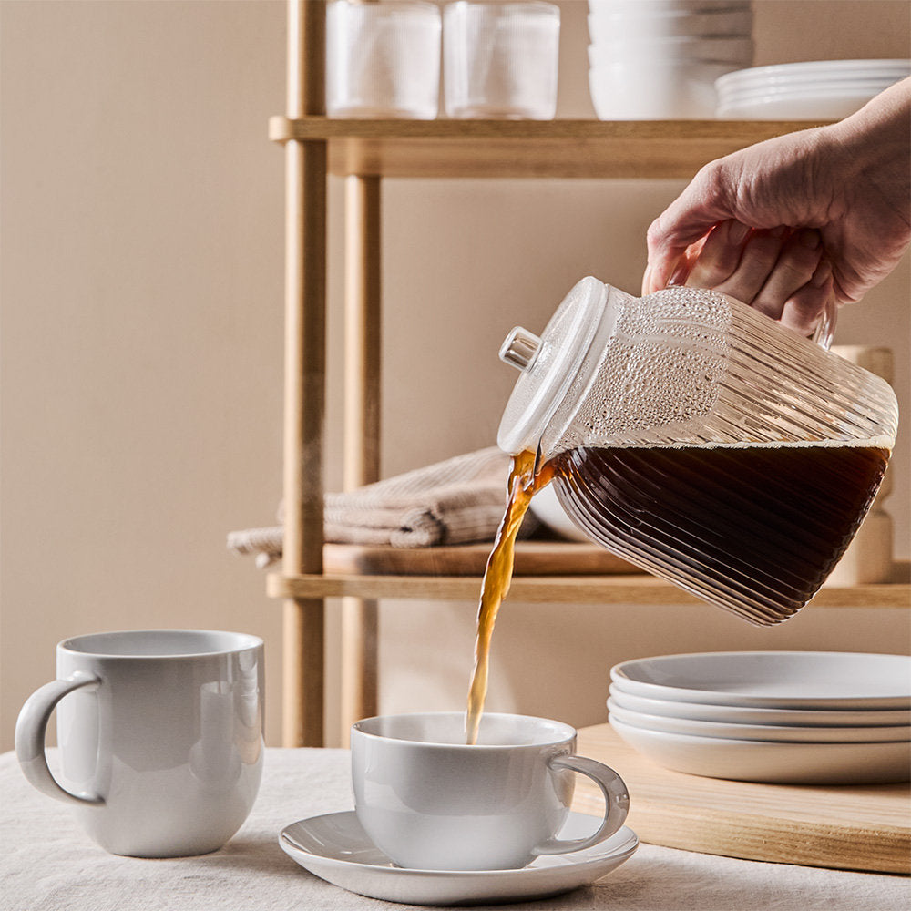 Salt & Pepper Brew Teapot with Strainer 1L