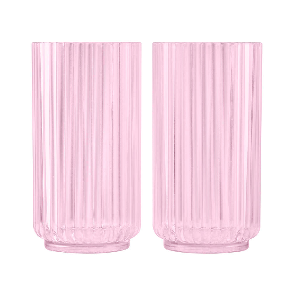HAYDAE COLLECTIVE Hiball Glass Set of 2 Pink 610ml
