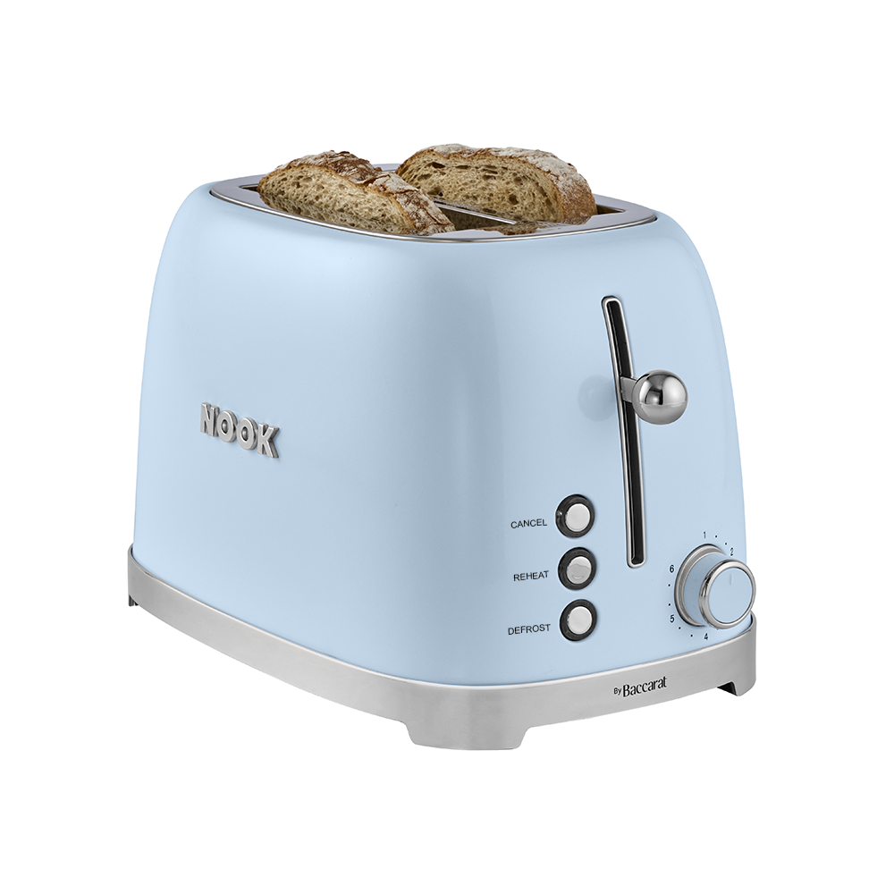 NOOK by Baccarat 2 Slice Toaster Sky