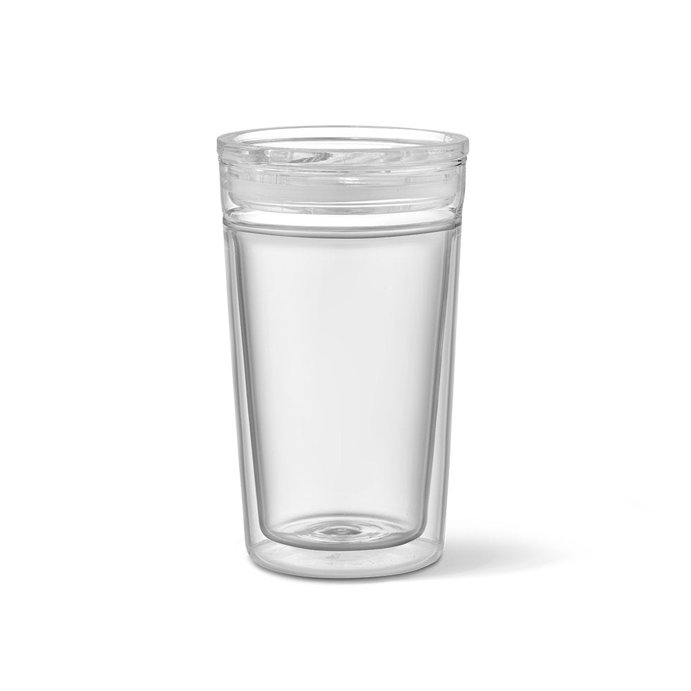 Baccarat Barista Double Walled Glass Travel Coffee Cup 380ml