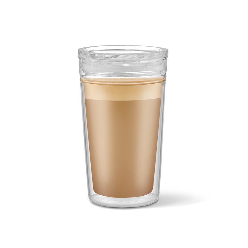 Baccarat Barista Double Walled Glass Travel Coffee Cup 380ml