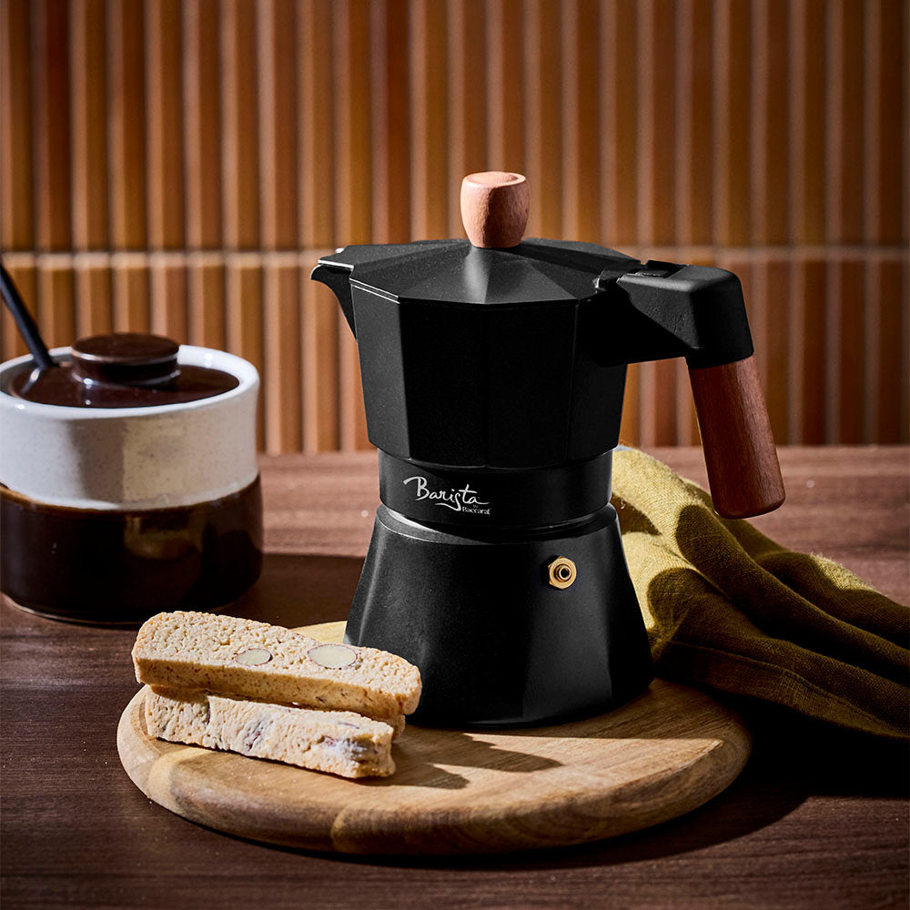 Baccarat Barista Italico Induction 3 Cup Espresso Maker