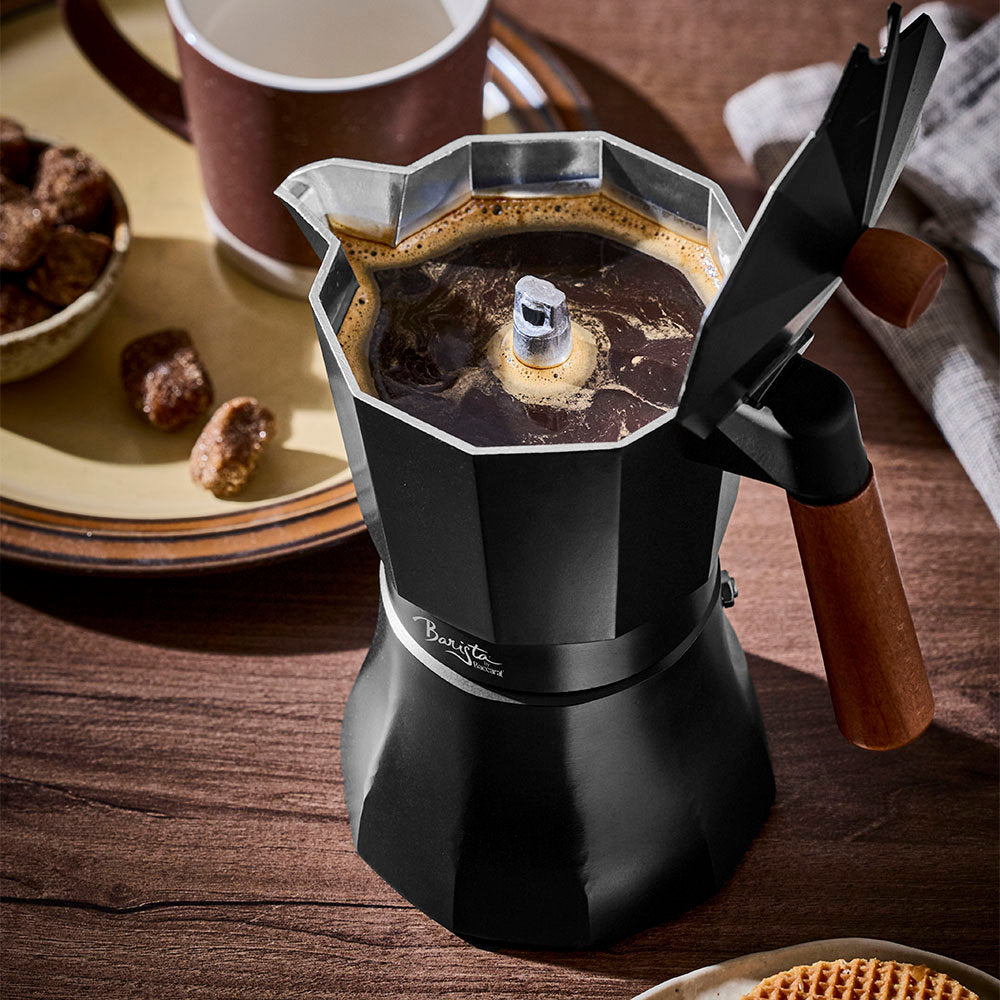 Baccarat Barista Italico Induction 9 Cup Espresso Maker