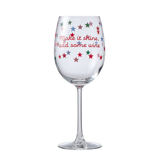 Ambrosia Santas Workshop Set of 2 Wine Glasses