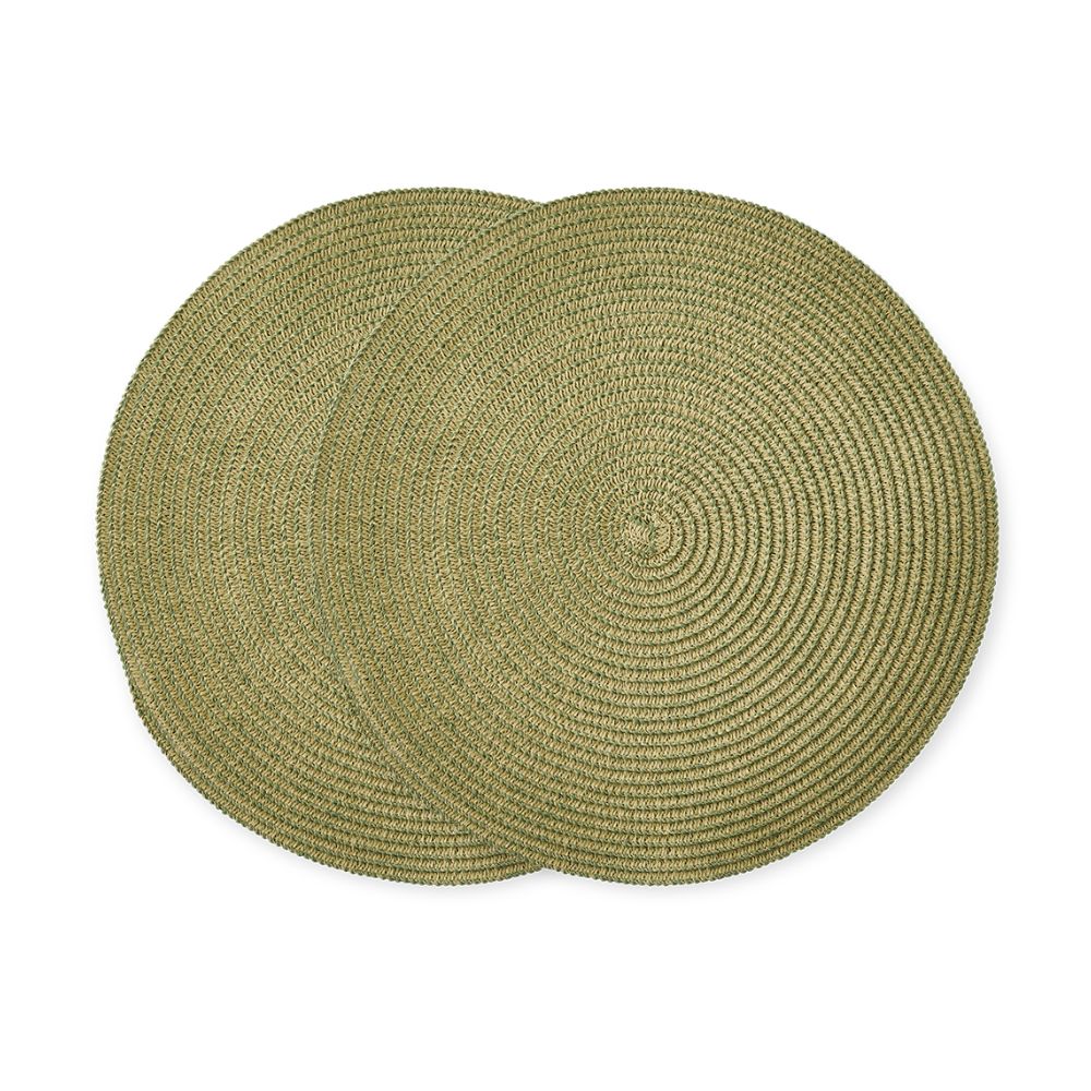 Salt & Pepper Set Of 2 Taylor Round Placemat 38cm