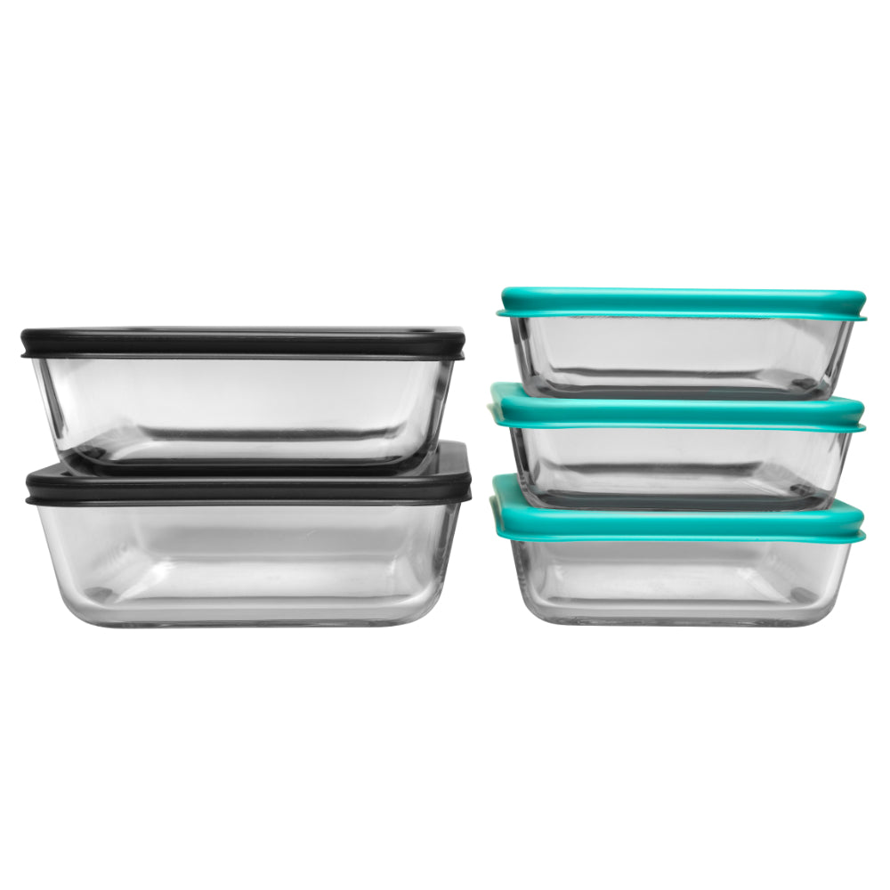 Pyrex Simply Store 5 Piece Rectangle Assorted Set