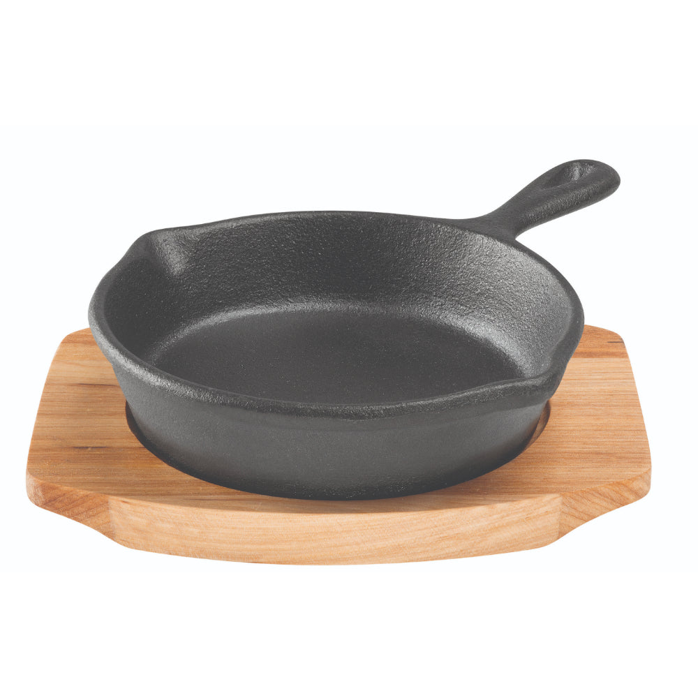 Pyrolux Pyrocast Skillet With Maple Tray 10cm