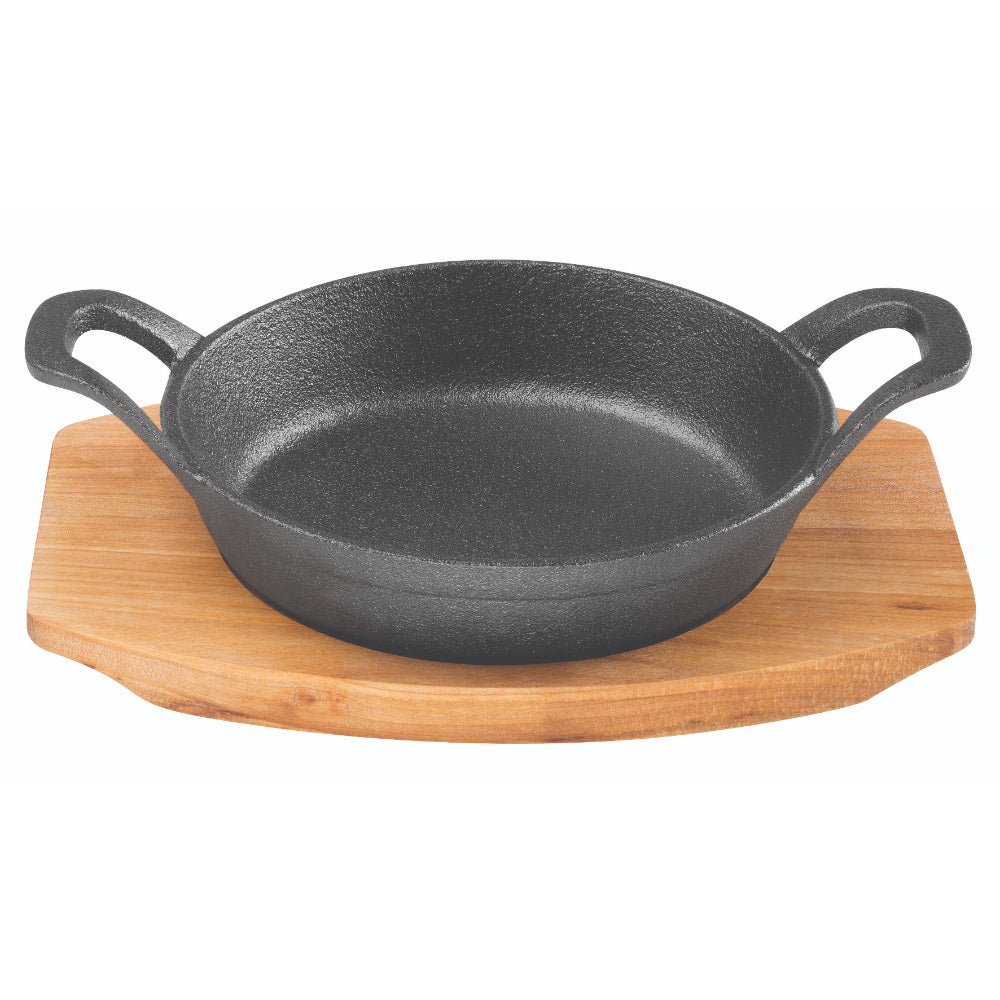 Pyrolux Pyrocast Round Gratin With Maple Tray 15.5cm