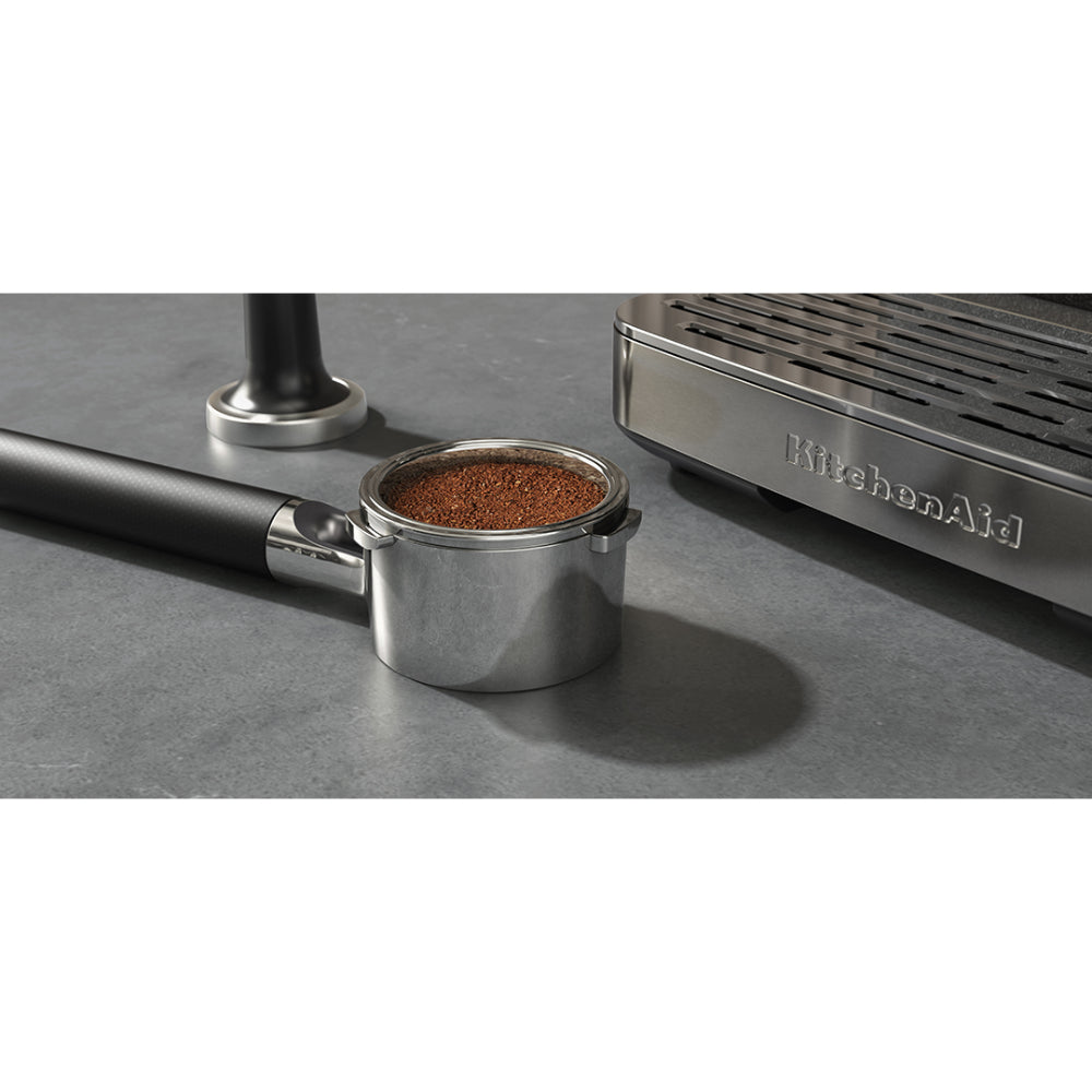 KitchenAid Semi Automatic Espresso Machine With Burr Grinder Stainless Steel