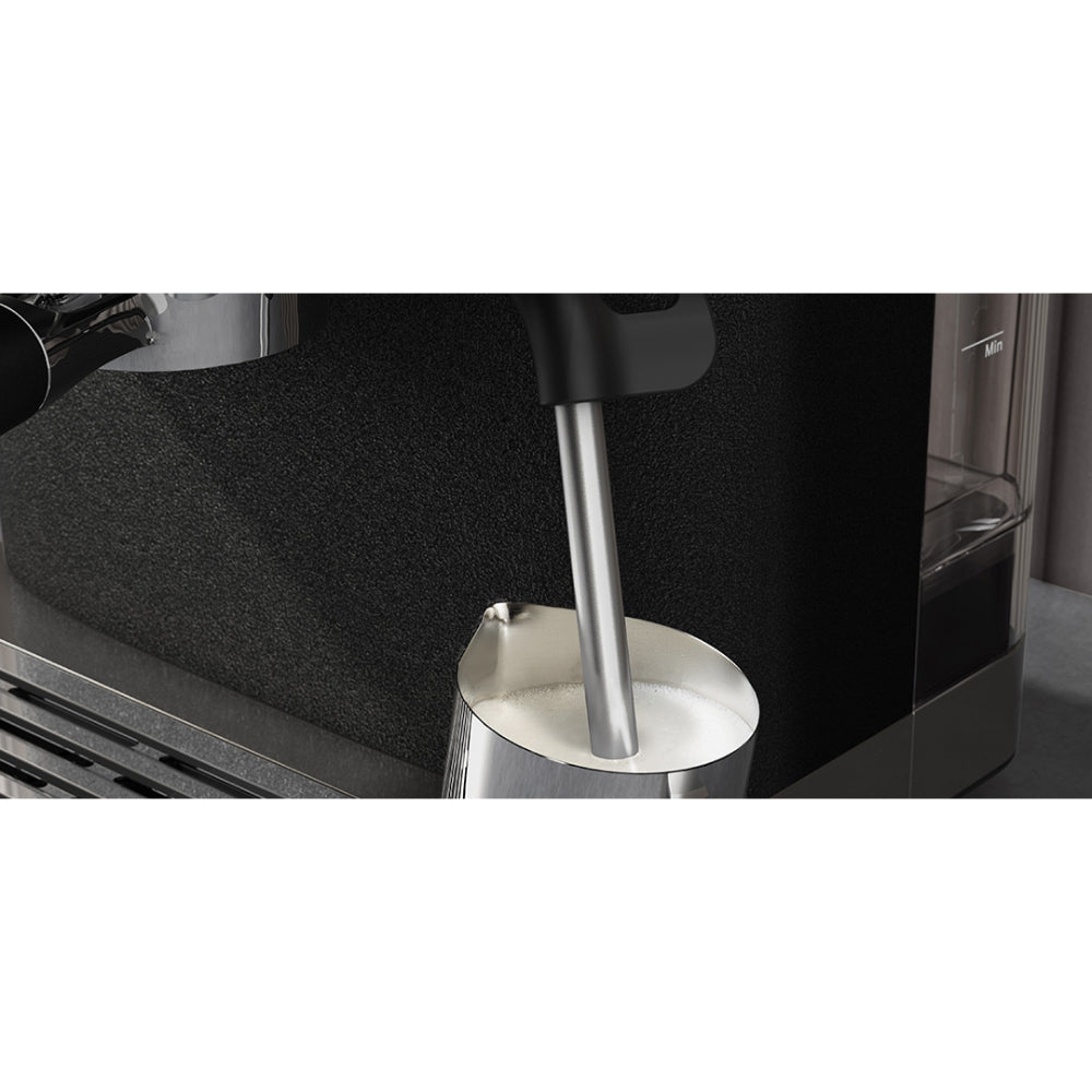 KitchenAid Semi Automatic Espresso Machine With Burr Grinder Cast Iron Black