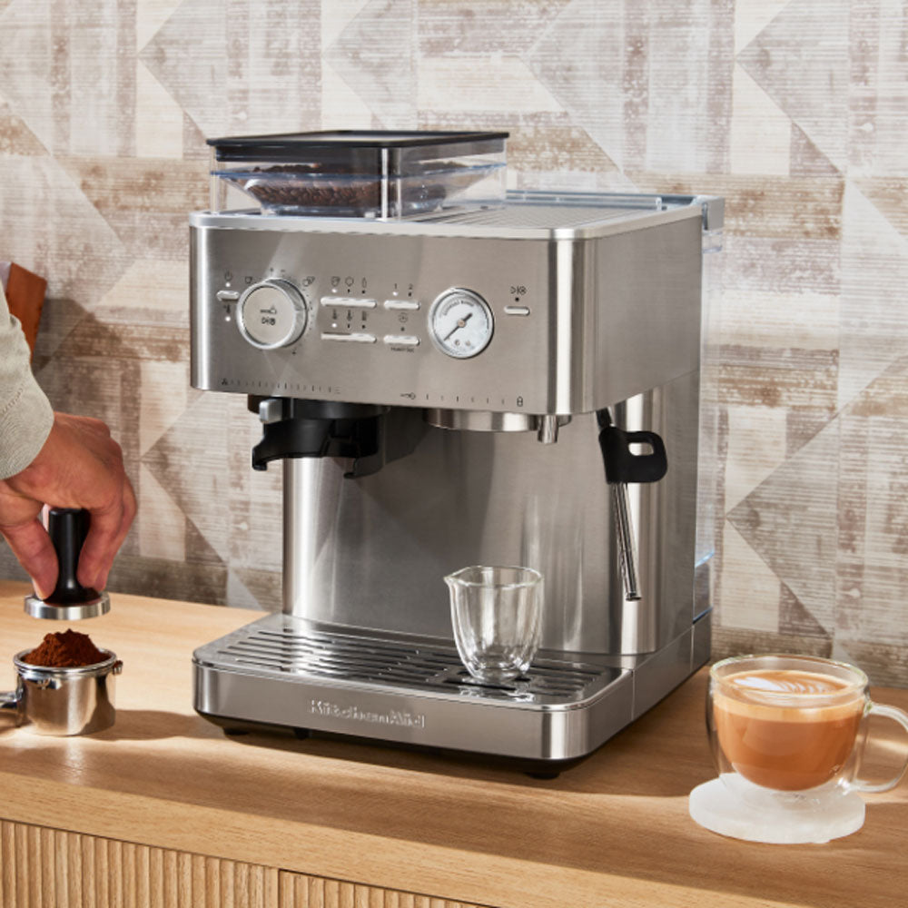 KitchenAid Semi Automatic Espresso Machine With Burr Grinder
