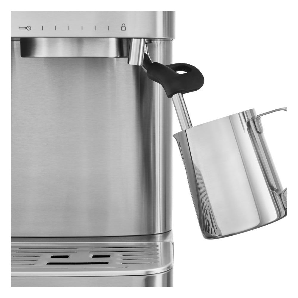 KitchenAid Semi Automatic Espresso Machine With Burr Grinder Stainless Steel