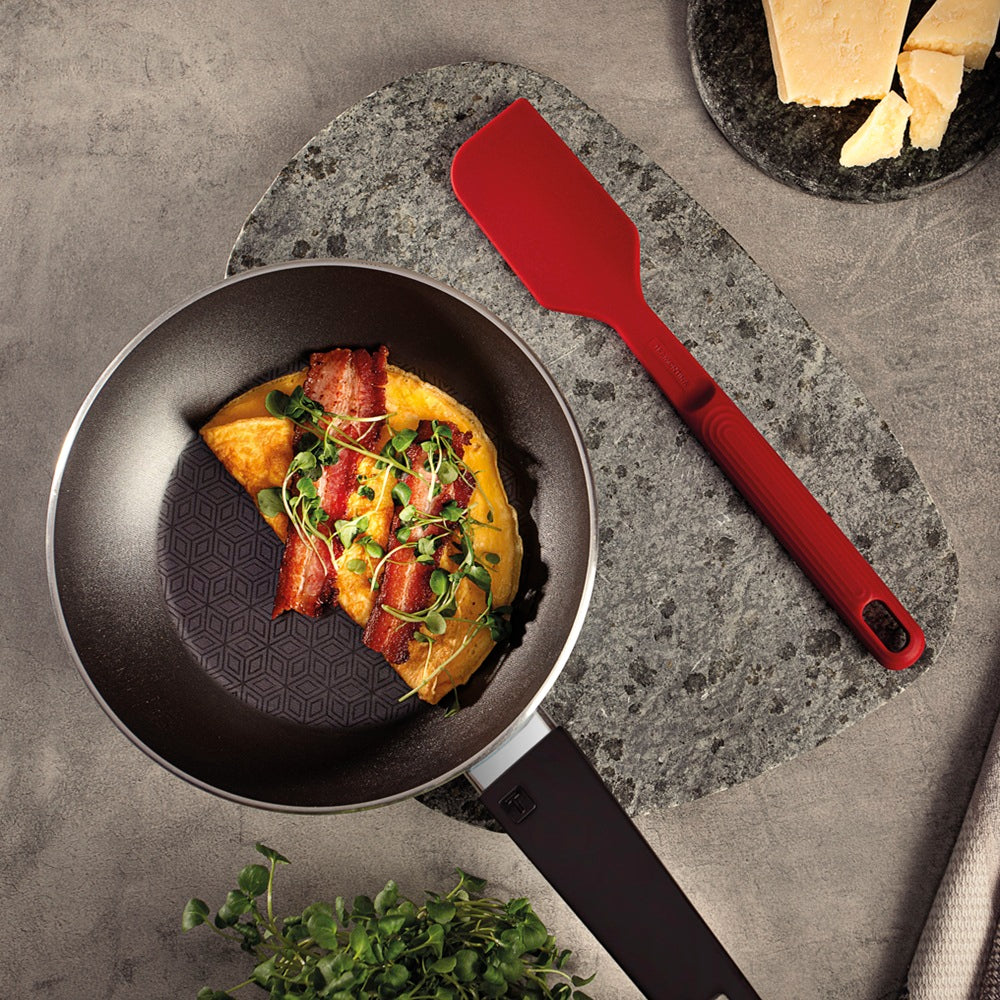 Tramontina Soffta Edge Scrape Spatula Red