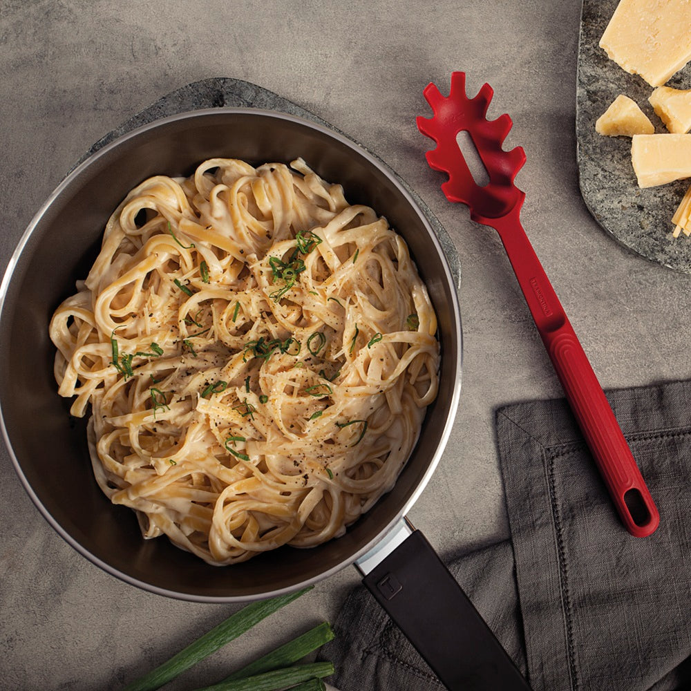 Tramontina Soffta Pasta Spoon Red