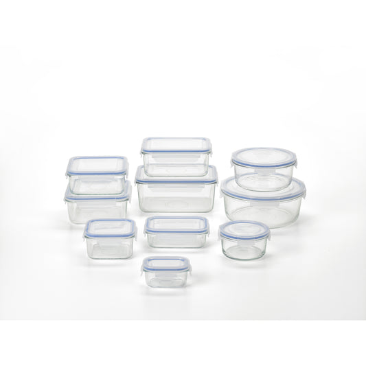 Glasslock 10 Piece Glass Container Set