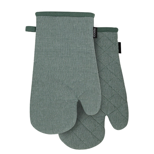 Ladelle Eco Recycled Leaf Set Of 2 Oven Mitts