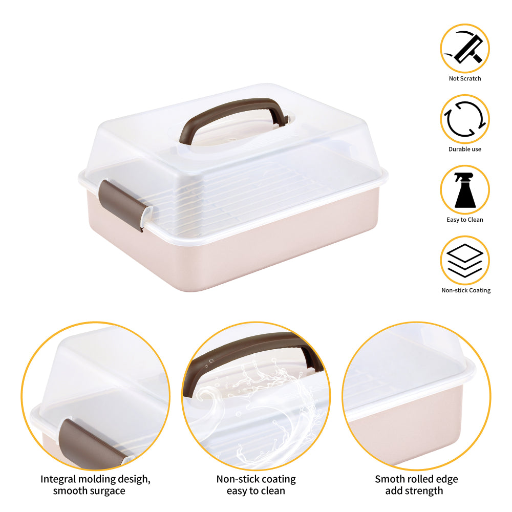 Chefmade Cook & Carry Bake Pan With Lid