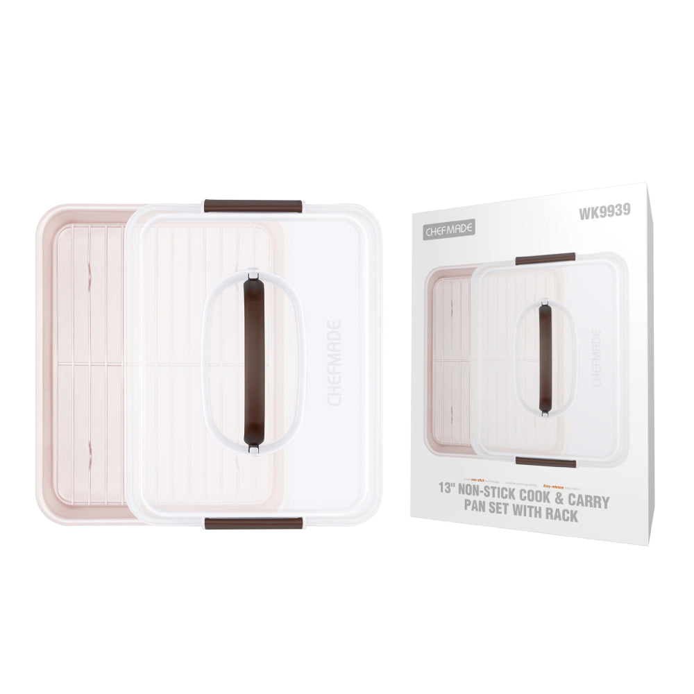 Chefmade Cook & Carry Bake Pan With Lid