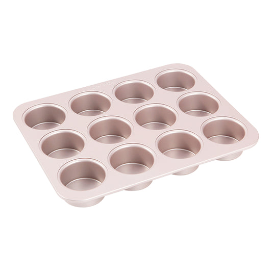 Chefmade 12 Cup English Muffin Pan With Loose Bottom