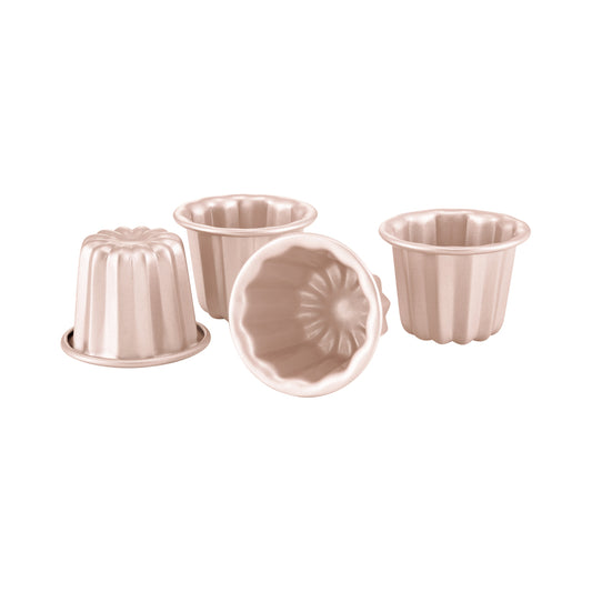 Chefmade Cannele 4 Piece Mould Set