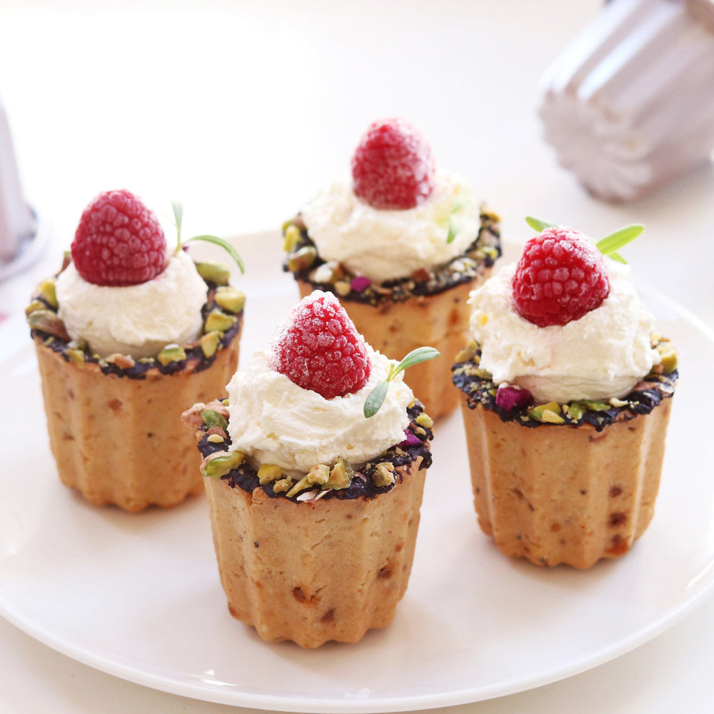 Chefmade Cannele 4 Piece Mould Set