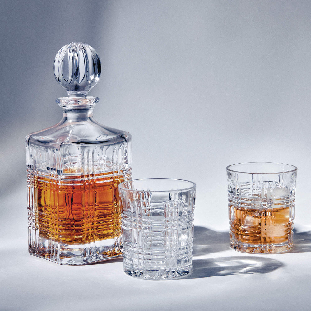 Salt & Pepper Bond Decanter & Tumbler Set - 5 Piece