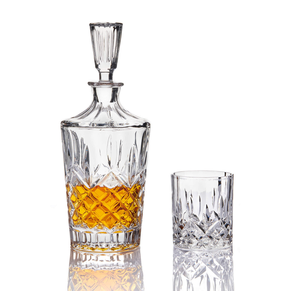 Salt & Pepper Bond Decanter & Tumbler Set - 5 Piece - Harding