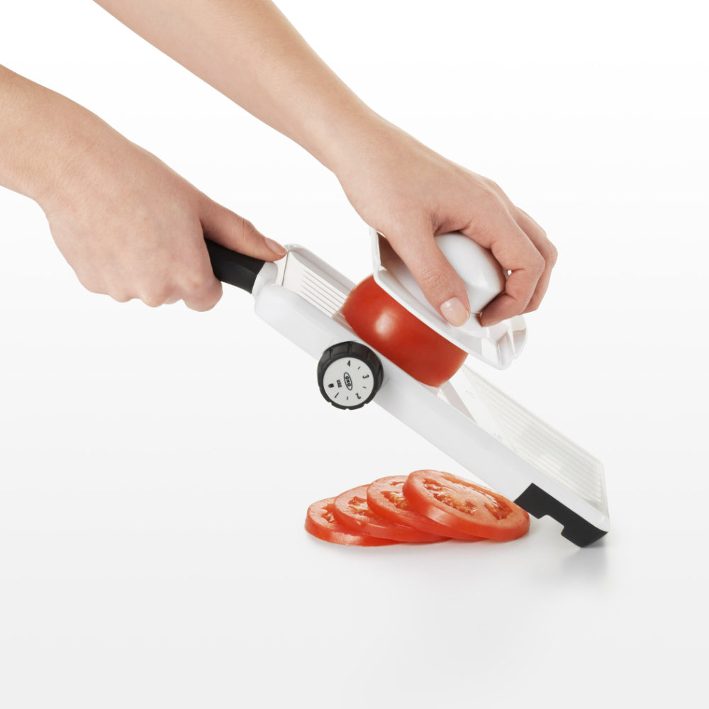 OXO Adjustable Hand Held Mandoline Slicer