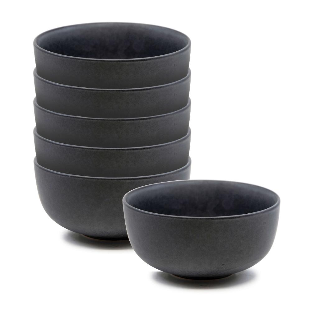 Salt & Pepper Hue Breakfast Bowls 14 x 7cm - Set of 6