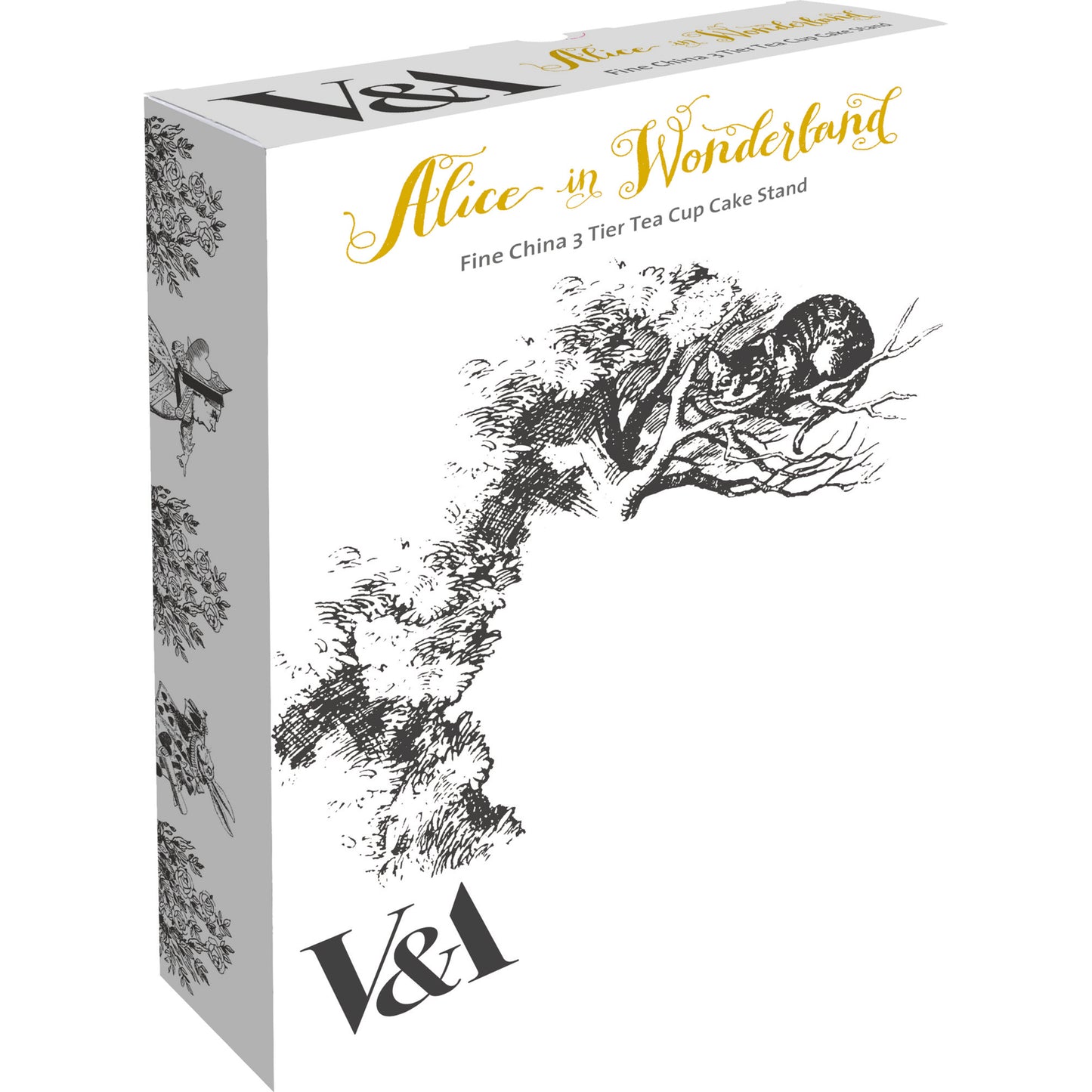 Mikasa x V&A Alice In Wonderland 3 Tier Cake Stand