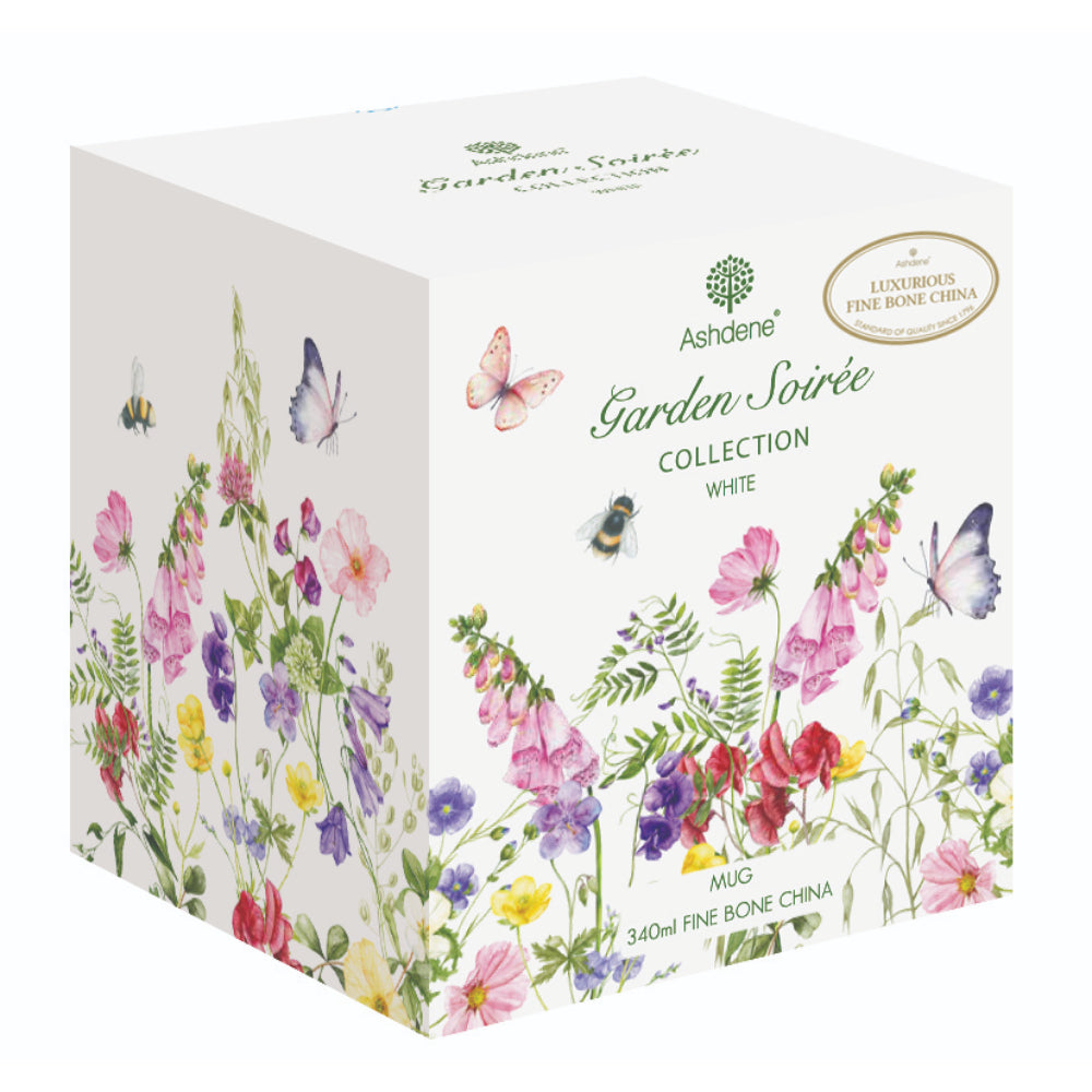 Ashdene Garden Soiree White Can Mug