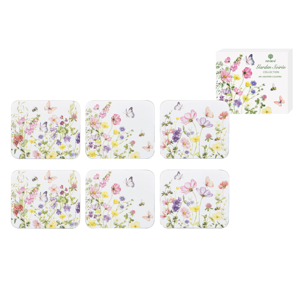 Ashdene Garden Soiree Set of 6 Coasters