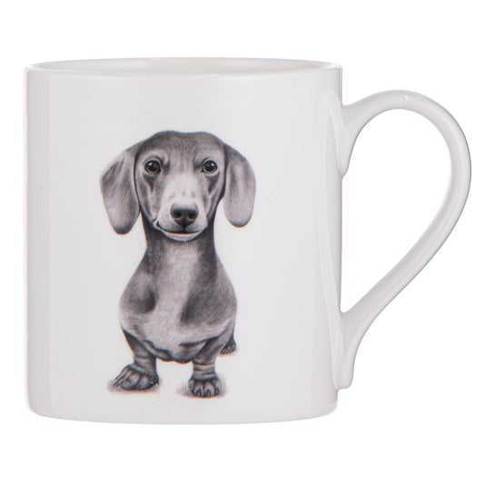 Ashdene Peeking Pups Dachshund Mug