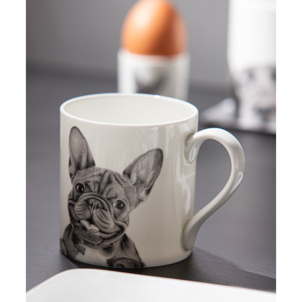 Ashdene Peeking Pups French Bulldog Mug